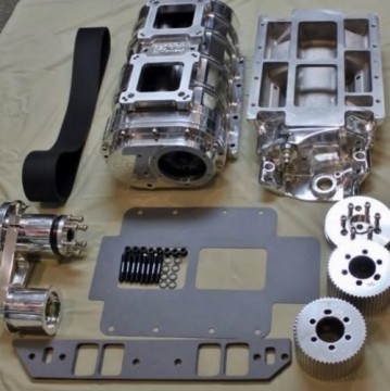 TBS-2033 MoPar 10-71   440-413, 426 Billet Hi Helix 18 Point Teflon  Blower Package  -